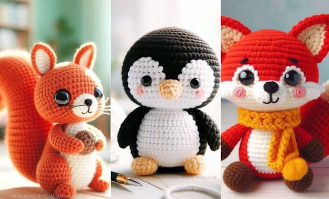 Gig Preview - Write you a well detailed amigurumi crochet pattern toys video crochet etsy