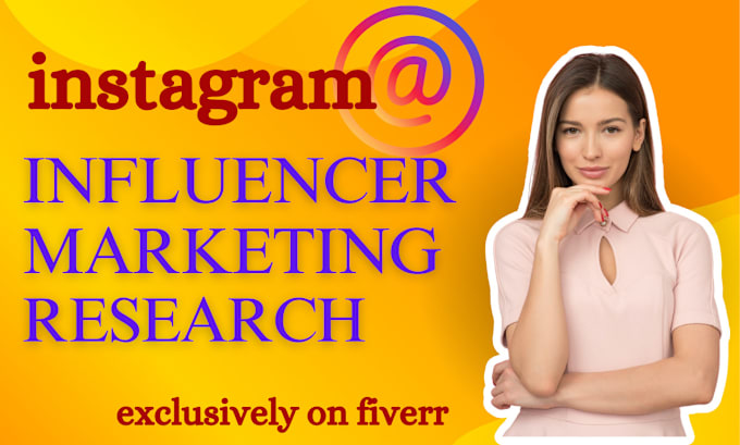 Gig Preview - Find the best influencers for your instagram marketing