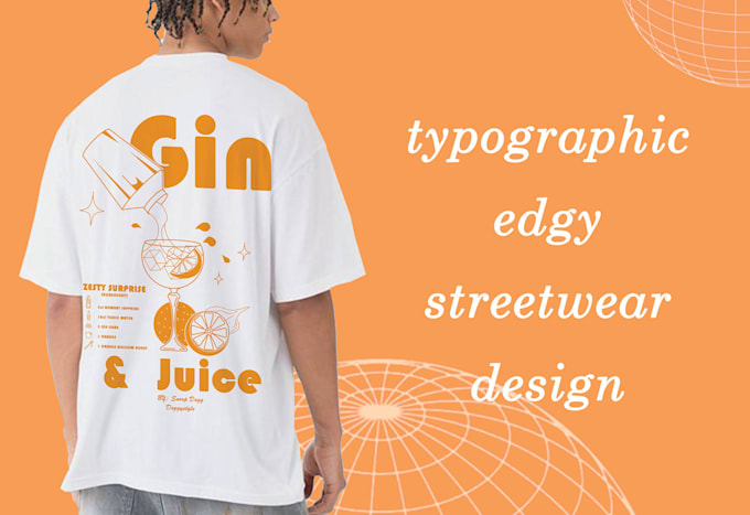 Gig Preview - Design typographic edgy streetwear design