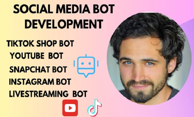 Gig Preview - Create tiktok affiliate bot tiktok shop bot tiktok bot invite bot mass dm bot