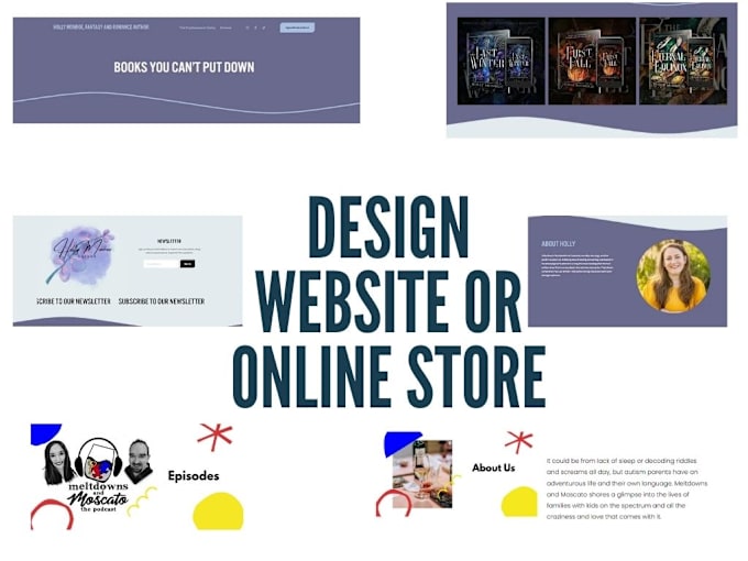 Gig Preview - Design a website or online store