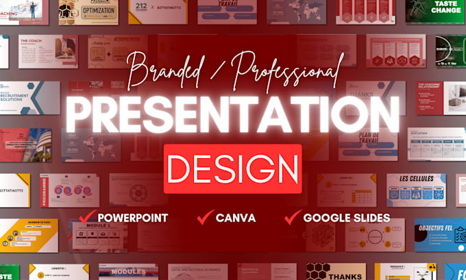 Gig Preview - Design, redesign a modern powerpoint presentation and pitch deck template