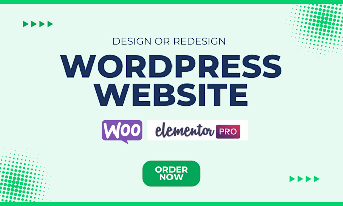 Gig Preview - Design wordpress website, wordpress woocommerce website, wordpress ecommerce