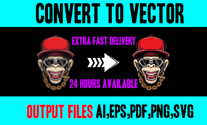 Gig Preview - Convert to vector, edit and rcreate logo or image in adobe illustrator