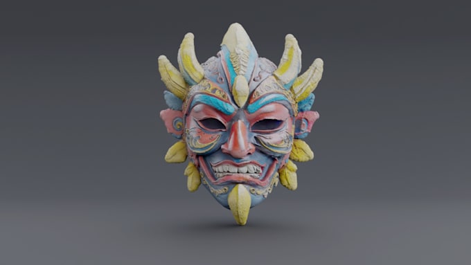 Bestseller - design a custom 3d model for a face mask