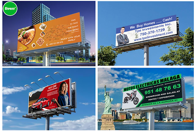 Gig Preview - Create professional business billboard delivery in 24 hours