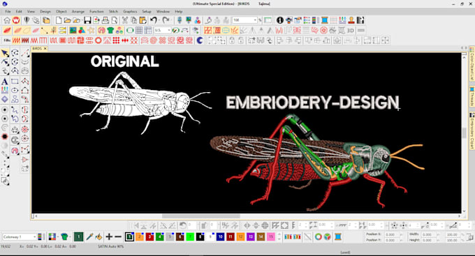 Gig Preview - Be digitize image for embroidery