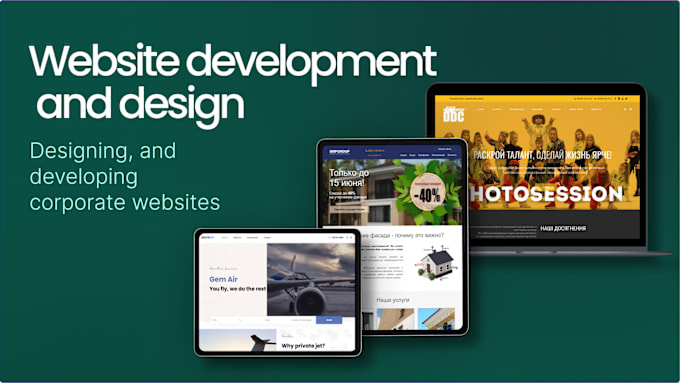 Gig Preview - Develop a professional and responsive website on wordpress