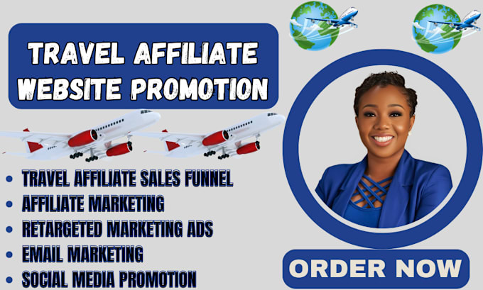 Gig Preview - Setup unique affiliate marketing sales funnel for travel affiliate website