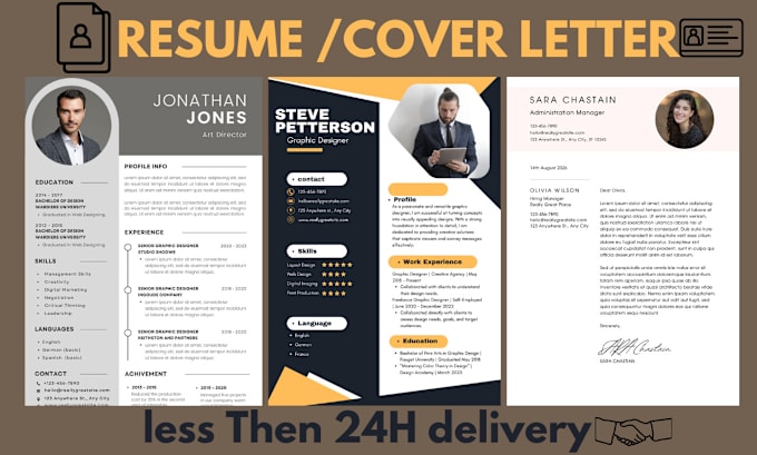 Bestseller - write your resume CV and cover letter