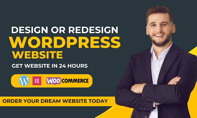 Gig Preview - Do professional custom wordpress website development