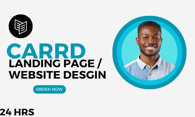 Gig Preview - Design modern, minimalistic and responsive carrd landing page, website