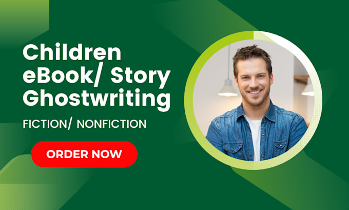 Gig Preview - Ghostwrite fiction ebook nonfiction book ghostwriter children story ghostwriting