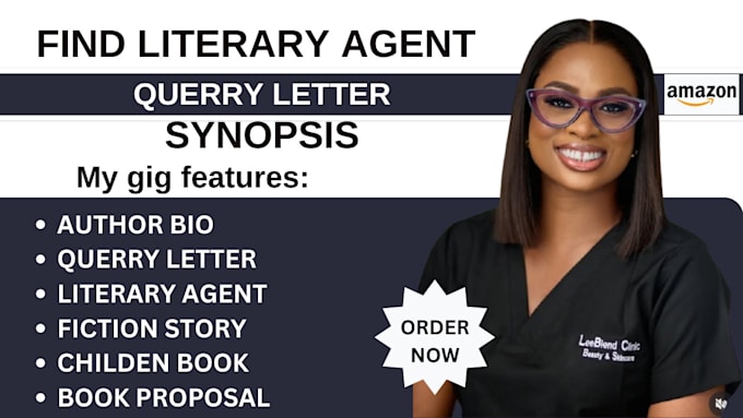 Gig Preview - Write query letter book proposal synopsis find literary agent for fiction story