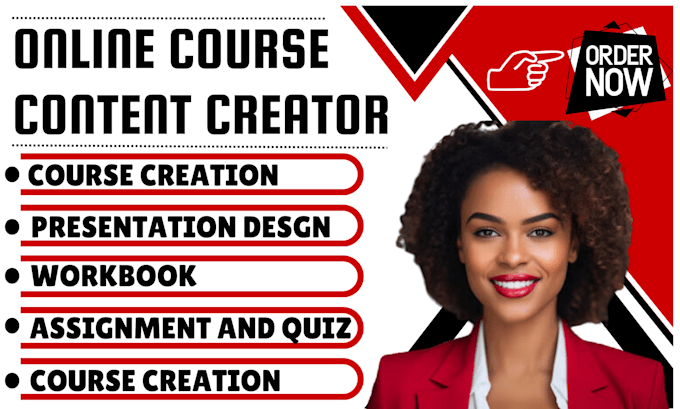 Gig Preview - Create online course content for online course, course creation, course creation