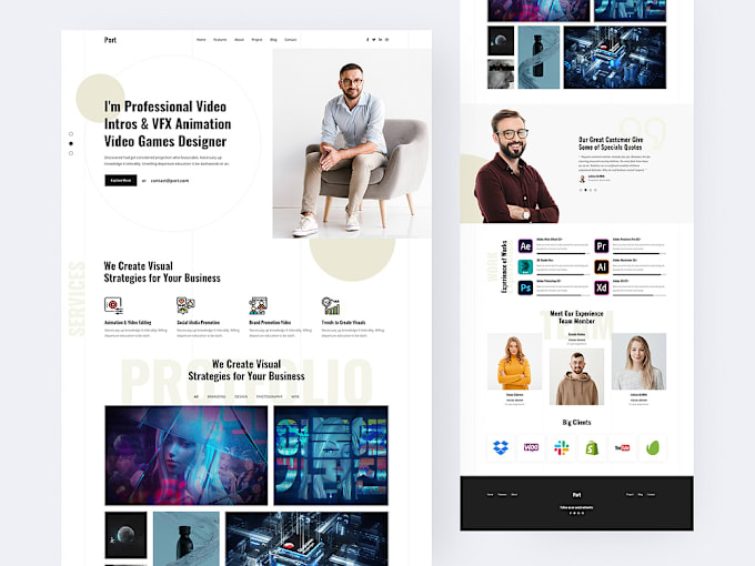 Gig Preview - Customize and design showit website, showit template redesign