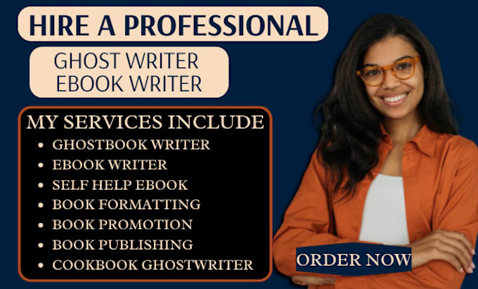 Gig Preview - Be your self help ebook ghostwriter, cookbook ebook writer, ebook formatting