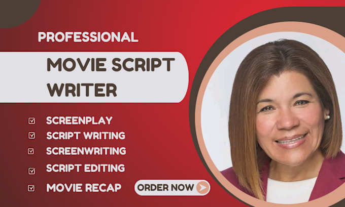 Gig Preview - Craft an epic movie script with plot twist screenplay screenwriter film script