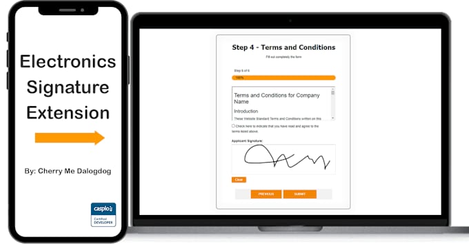 Gig Preview - Add digital electronics signature extension to form reports