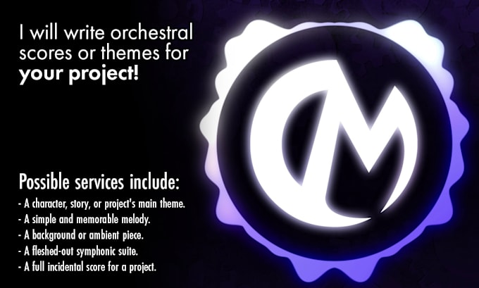 Bestseller - write orchestral scores or themes for your project