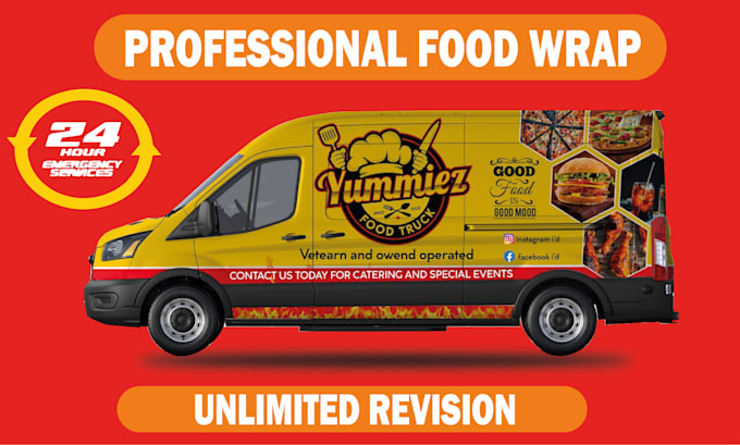 Bestseller - do professional van wrap, car wrap design, truck wrap