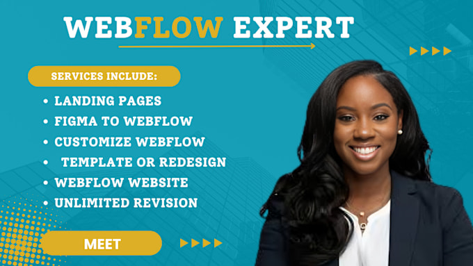 Gig Preview - Customize webflow template or redesign webflow website