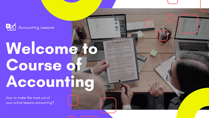 Gig Preview - Purple red course accounting intro outre you tube video