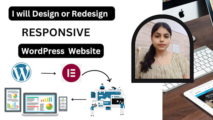 Gig Preview - Create a responsive wordpress website or wordpress design