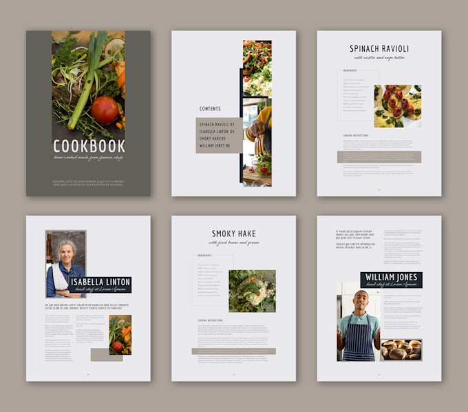 Gig Preview - Design food recipe ebook