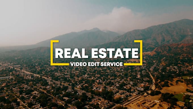 Gig Preview - Edit modern real estate promo videos