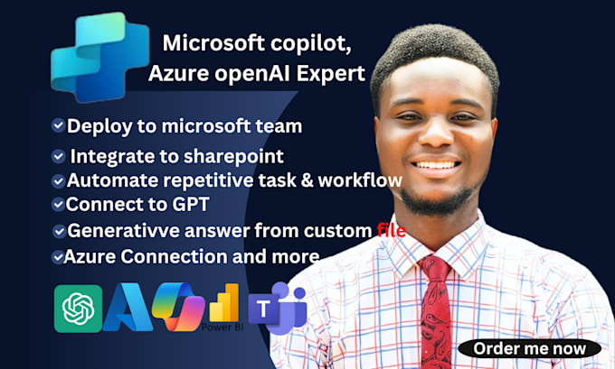 Gig Preview - Develop advance ai agent using microsoft copilot studio, python