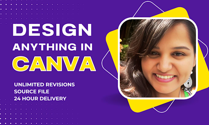 Gig Preview - Design anything in canva