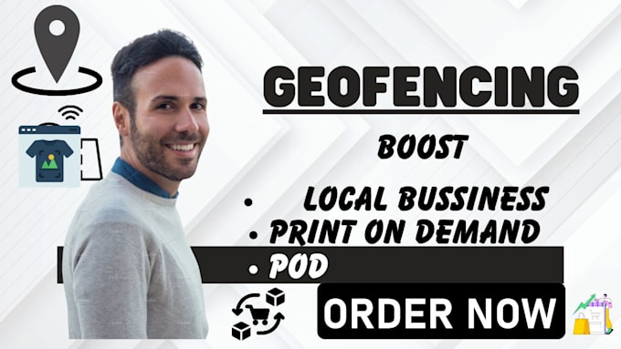 Gig Preview - Setup profitable geofencing ads for print on demand  business to boost sales