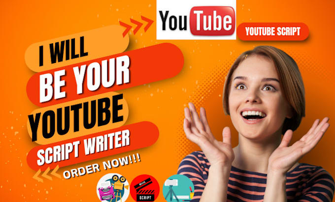 Gig Preview - Be your youtube script, script writer, video script, and script writing