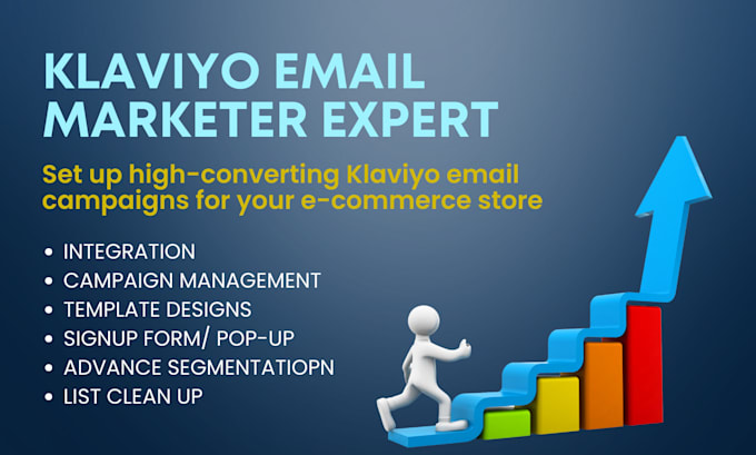 Gig Preview - Manage klaviyo email campaigns for your ecommerce store