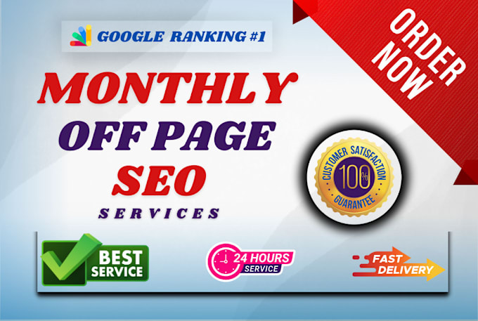 Gig Preview - Provide monthly off page SEO backlink building