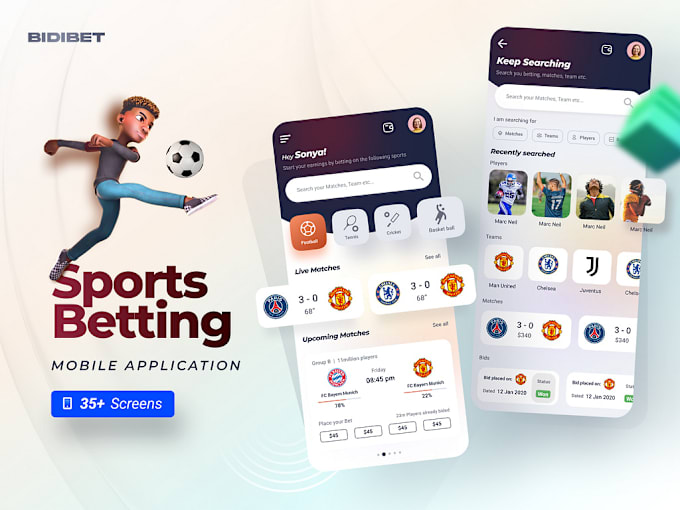 Gig Preview - Develop bet app, crypto sport app, sport bet website, sport bet app, bet website