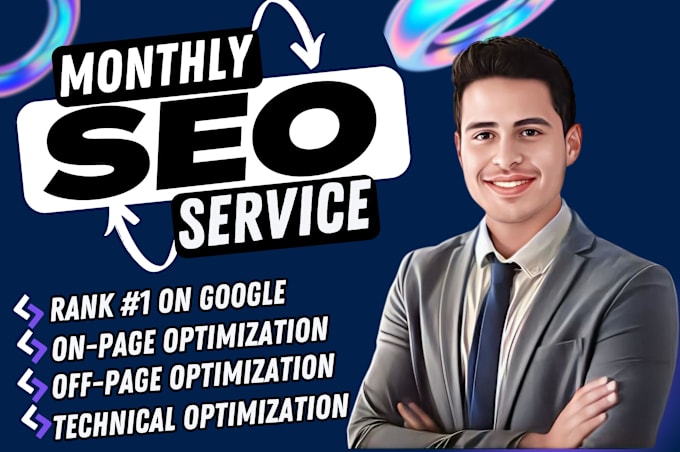 Gig Preview - Do white hat monthly seo service high authority backlinks for top google ranking