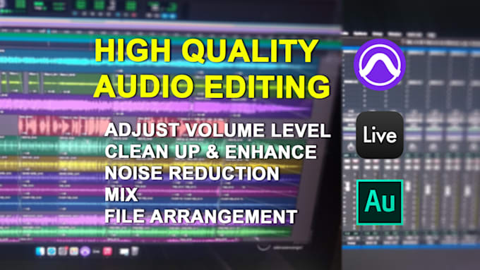 Bestseller - edit, clean, enhance your audio files