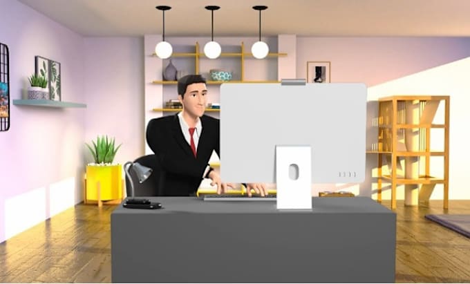 Gig Preview - Do animated explainer 3d animation  3d explainer video explainer video