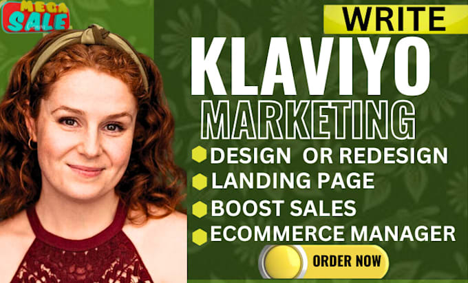 Gig Preview - Write klaviyo email marketing to boost wix shopify sales ecommerce store manager