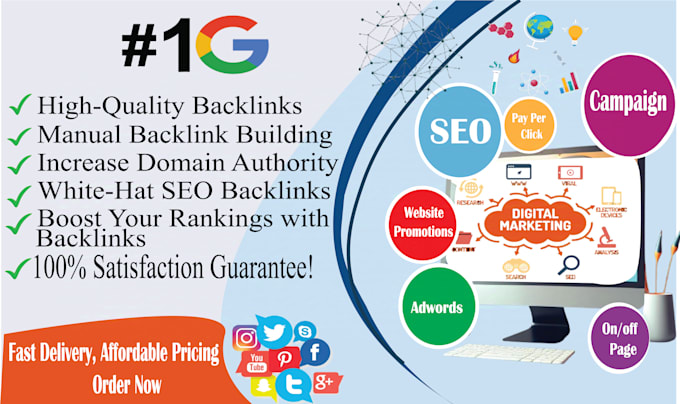 Gig Preview - Build strong backlinks for organic traffic growth