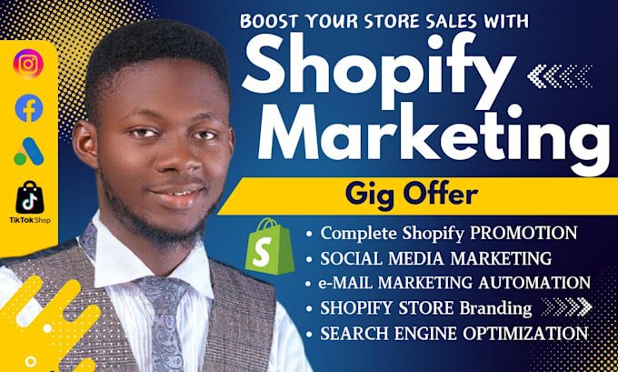 Gig Preview - Boost shopify sales, dropshipping marketing store promotion etsy digital product