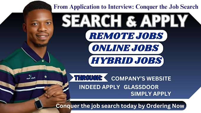 Gig Preview - Search and apply for remote, onsite, hybrid jobs using reverse recruits