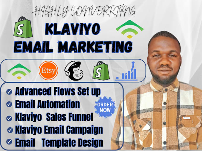 Gig Preview - Setup klaviyo email flows, sms marketing flows, shopify marketing campaigns