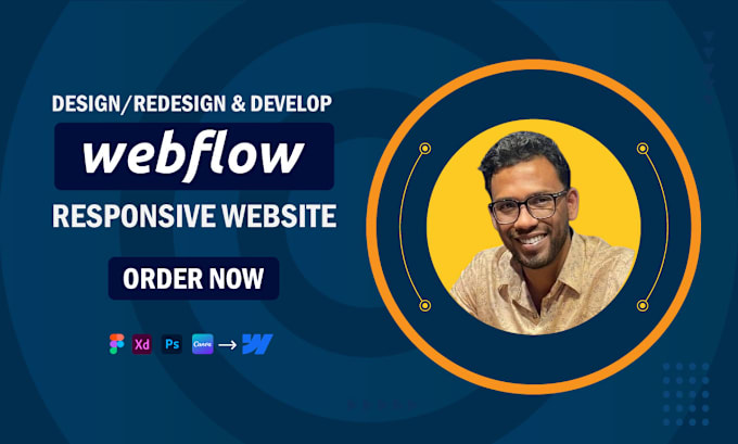 Gig Preview - Create, design, redesign webflow website and convert figma to webflow