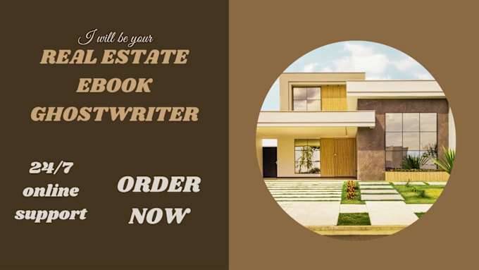 Gig Preview - Be your real estate ebook writer, DIY credit score ebook, ghostwriter