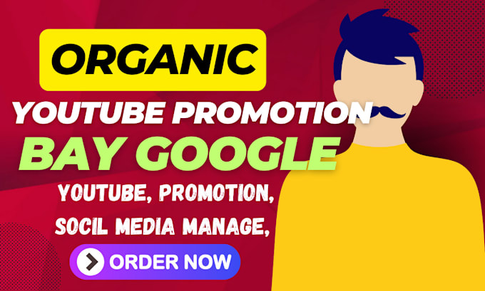 Gig Preview - Do organic youtube video promotion for channel growth