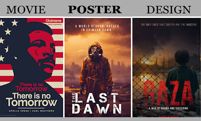 Bestseller - create action packed movie poster, film poster design