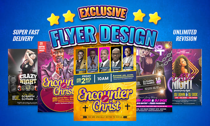 Gig Preview - Create custom flyer design, motion flyer, club flyer, event flyer